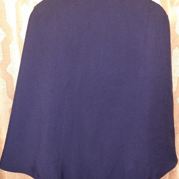 Navy Blue cape blazer size large - Picture 2 of 2